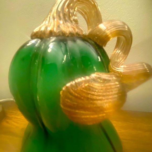 Handblown Glass Pumpkin New - Picture 7 of 9